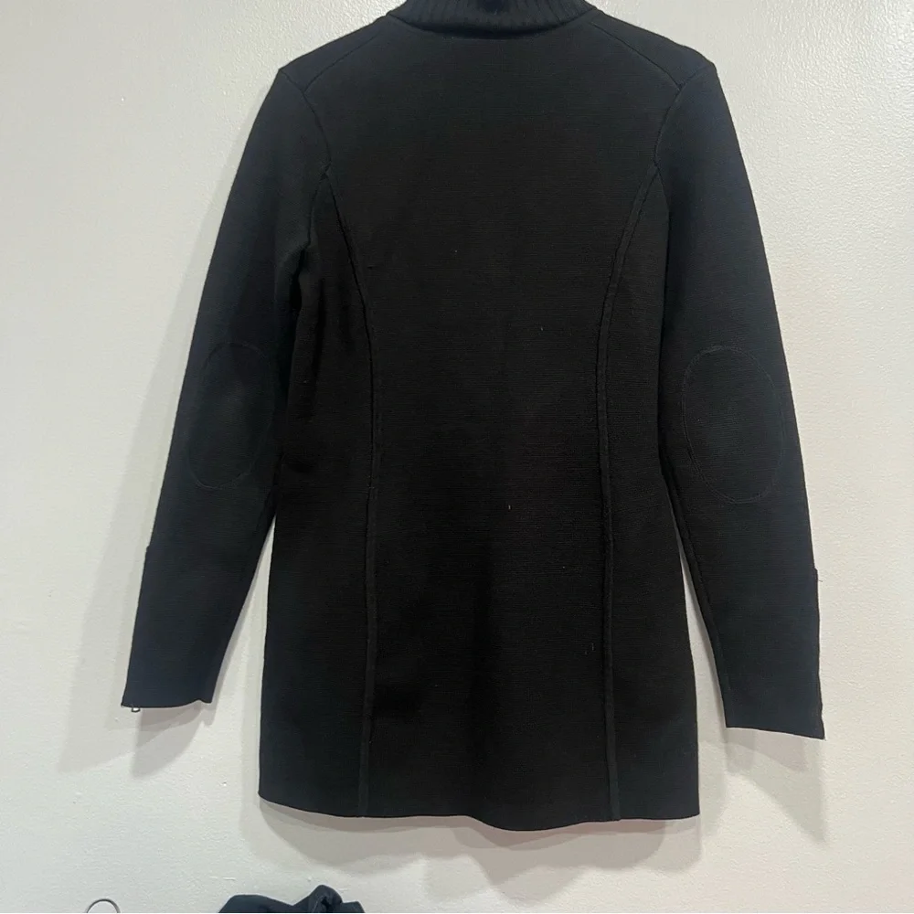 Athleta knit women full zip cardigan size M‎